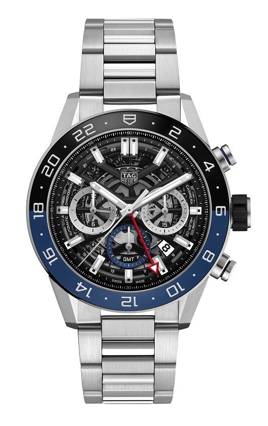 AAA Replica TAG Heuer Carrera Heuer 02 Chronograph GMT Watch CBG2A1Z.BA0658